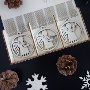 Set of Christmas decorations for pleasure, 1 set-18 pieces 2
