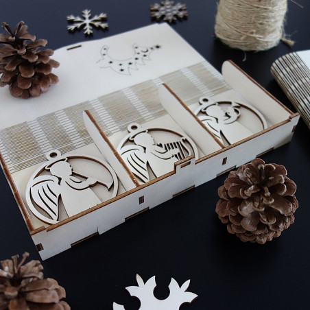 Set of Christmas decorations for pleasure, 1 set-18 pieces