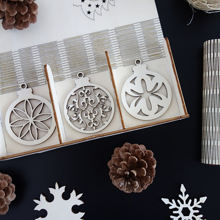 Set of Christmas decorations for Christmas, 1 set-18 pieces