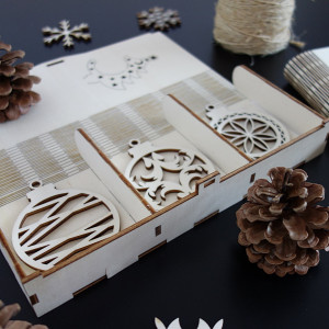 Collection of Christmas decorations, 1 set-18 pieces 2