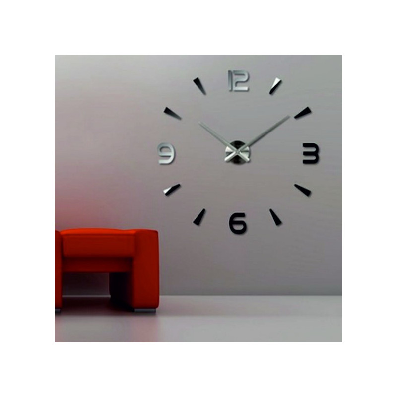 Stick-on wall clocks,luxury stent clocks,plastic clocks