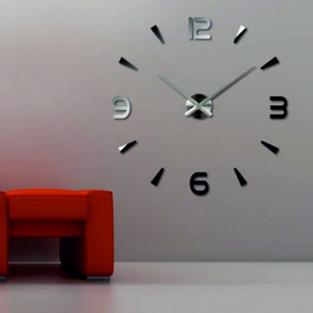 Adhesive wall clock, luxury clock on stent, plastic clock Adhesive wall clock, luxury clock on stent, plastic clock