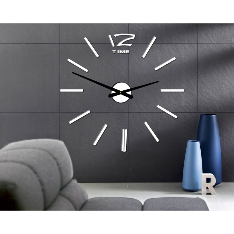 Large adhesive wall clock OMEGA. Plexiglass XMOMO