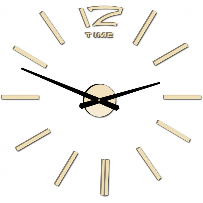 Large adhesive wall clock OMEGA. Plexiglass XMOMO