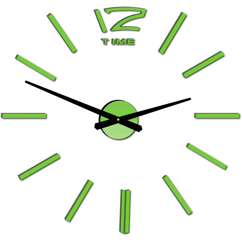 Large adhesive wall clock OMEGA. Plexiglass XMOMO