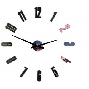 Modern wall clock ARABIC PLEXI 2