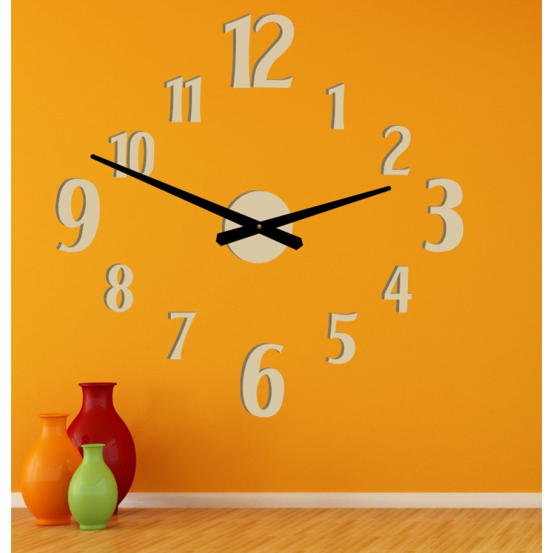 Large wall clocks are a beautiful decoration for your interior.