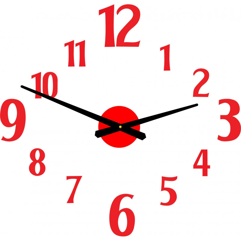 Large wall clocks are a beautiful decoration for your interior.