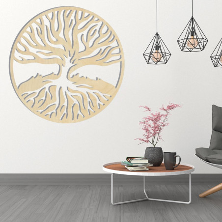 Modern wooden plywood painting ROOTS