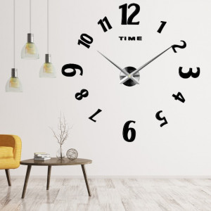 Stick-on wall clocks,luxury stent clocks,plastic clocks