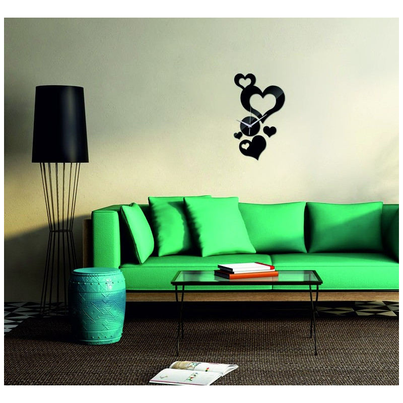 Clon small clock plexiglass vlasta production