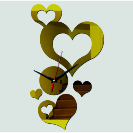 Clon small clock plexiglass vlasta production