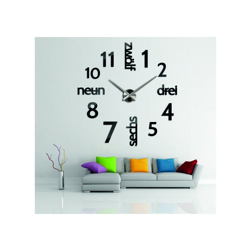 Modern DIY DRIWAL 3D wall clock