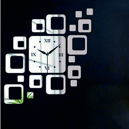 Modern square wall clock 50x40 cm FIGARO Modern square wall clock 50x40 cm FIGARO