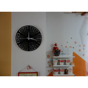 Wall clock modern BOHYNA GREKA 2