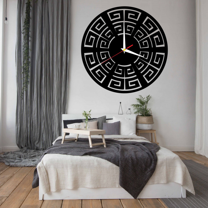 Wall clock modern BOHYNA GREKA