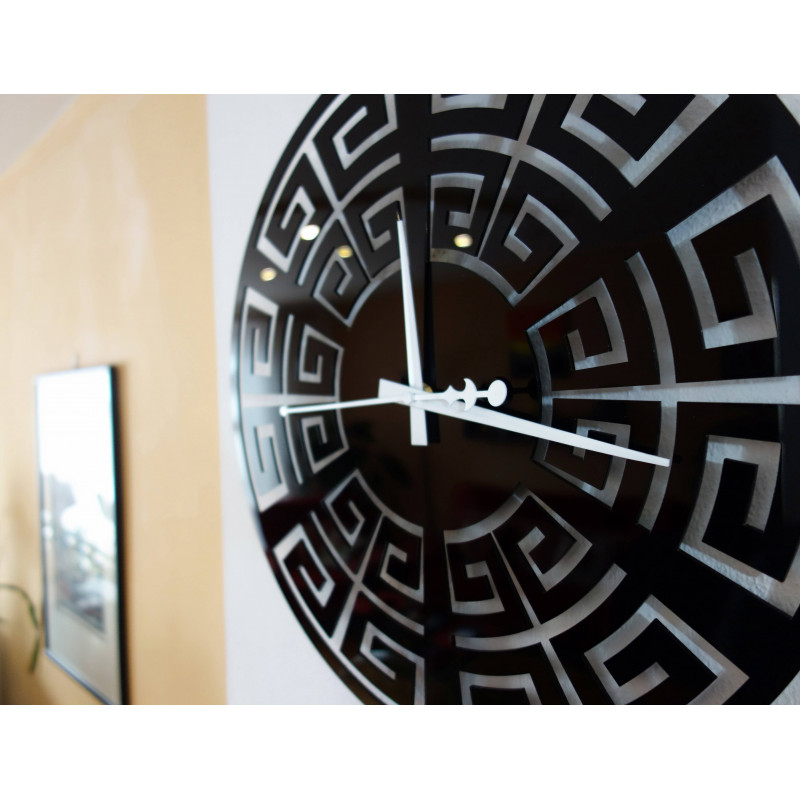 Wall clock modern BOHYNA GREKA