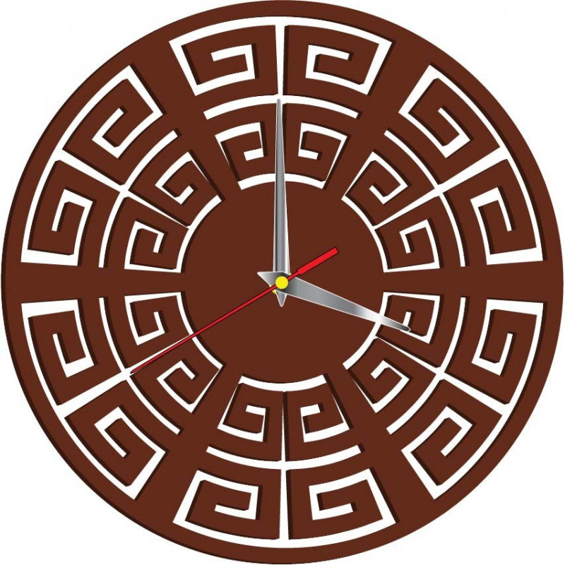 Wall clock modern BOHYNA GREKA