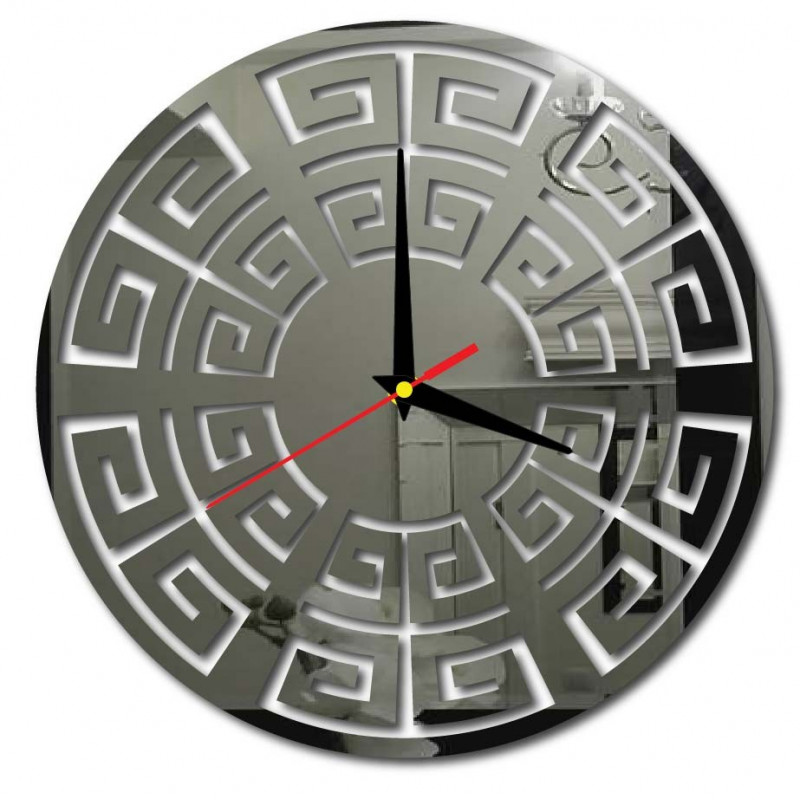 Wall clock modern BOHYNA GREKA