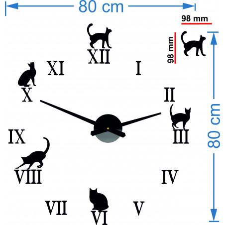 Cat Wall Clock Cat Wall Clock