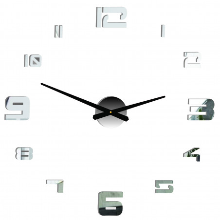 Wall clock adhesive large plexi DIY STRONGO Wall clock adhesive large plexi DIY STRONGO