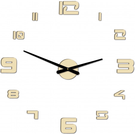 Wall clock adhesive large plexi DIY STRONGO Wall clock adhesive large plexi DIY STRONGO