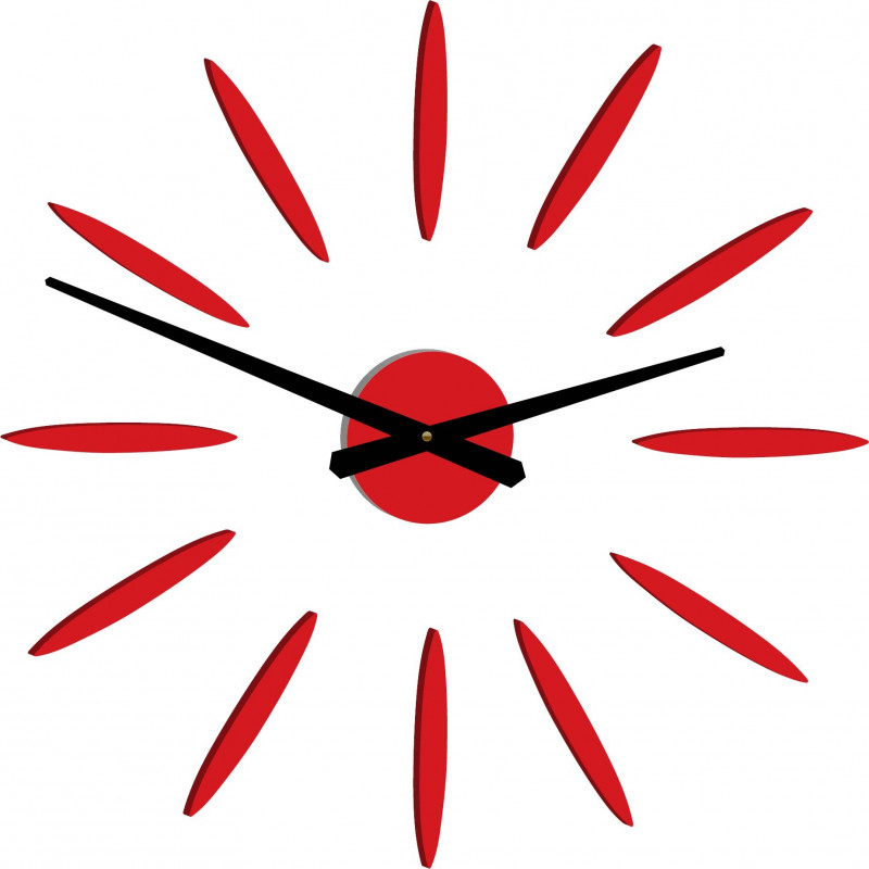 Stylish DIY white wall clock - Elegant decoration for the living room