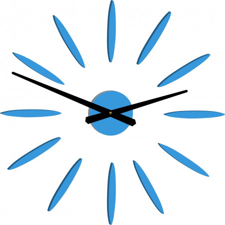 Wall clock adhesive Sun Rays