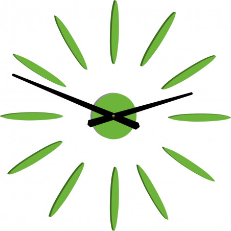 Wall clock adhesive Sun Rays