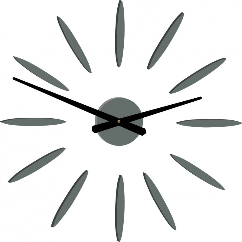 Wall clock adhesive Sun Rays
