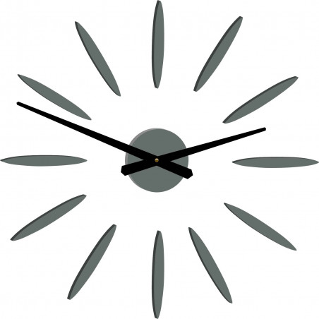 Wall clock adhesive Sun Rays