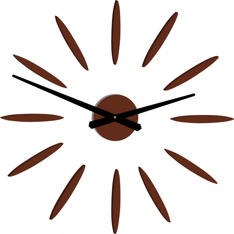 Wall clock adhesive Sun Rays