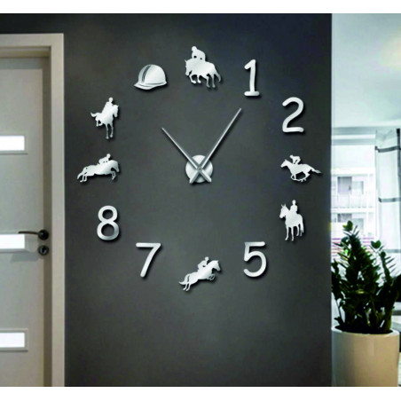 Wall Clock Rodeo Horse Rider 3D DIY HOME Wall Clock Rodeo Horse Rider 3D DIY HOME