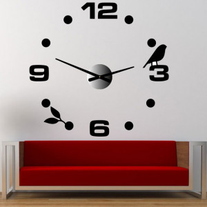 Wall clock sticker - DIY Pohoda