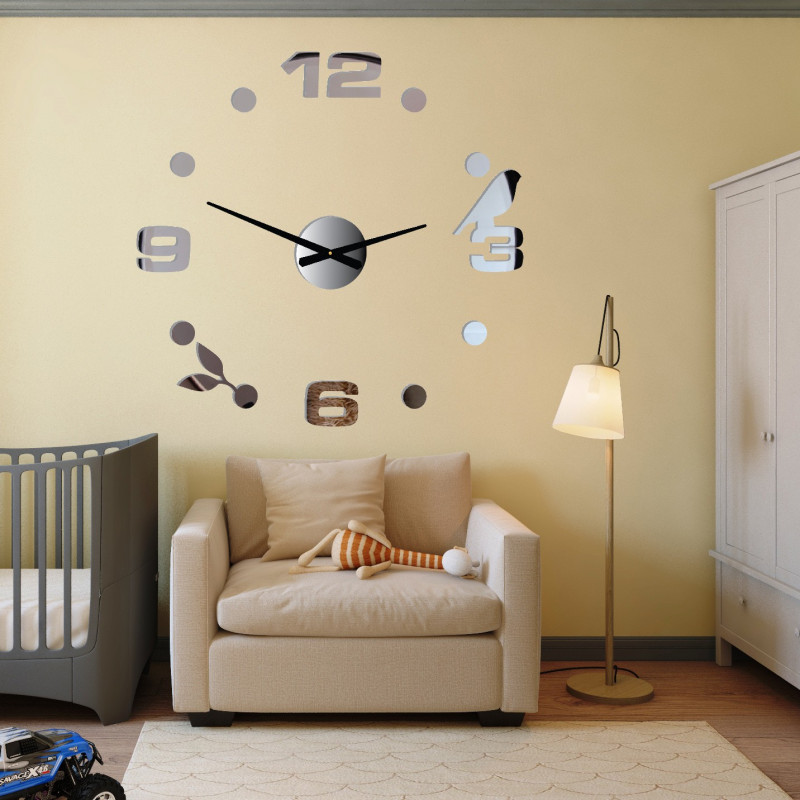DIY Pohoda line adhesive wall clock