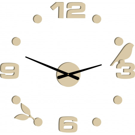 DIY Pohoda line adhesive wall clock