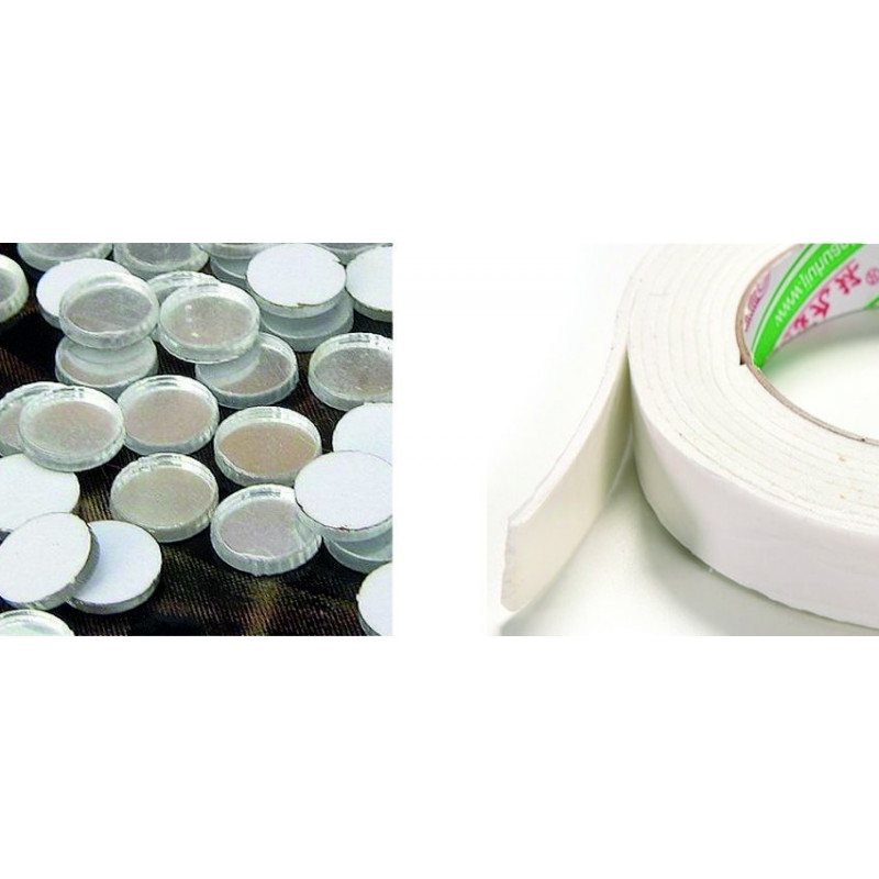 Wall clock large circles adhesive DIY SVARBACH