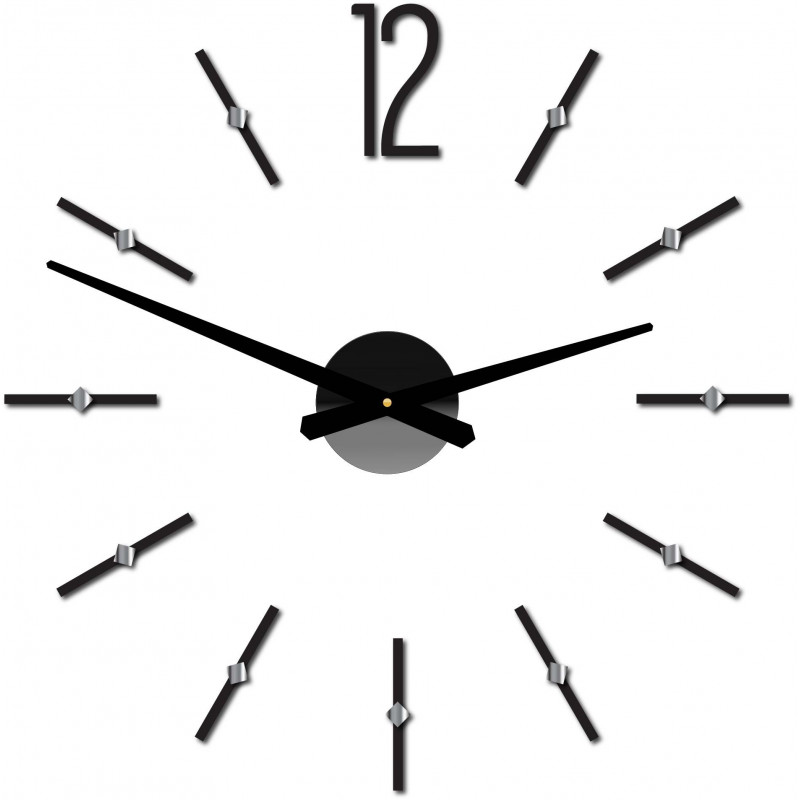 Modern wall clock adhesive SOFIA XXL DIY sticker