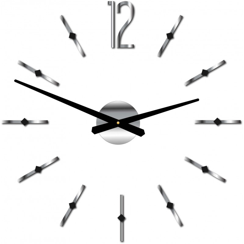 Modern wall clock adhesive SOFIA XXL DIY sticker