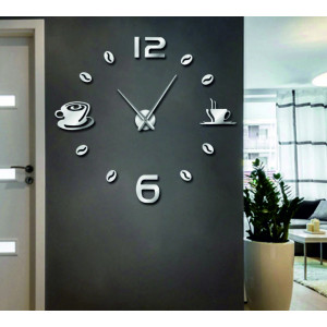 DIY RUBINA coffee sticker wall clock