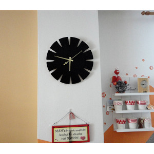 Wooden wall clock made of HDF SPECTRA 2