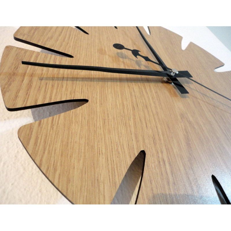 Wooden wall clock made of HDF SPECTRA