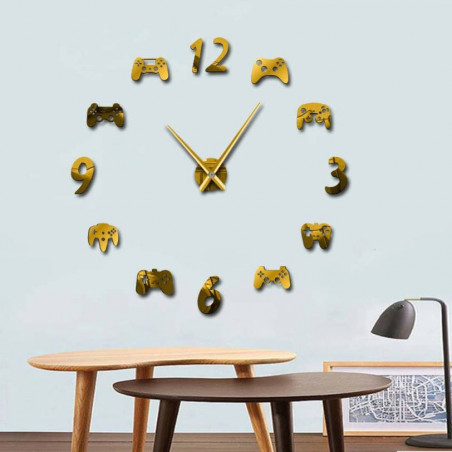 Wall Clock Video Game 3D DIY XXL Wall Clock Video Game 3D DIY XXL