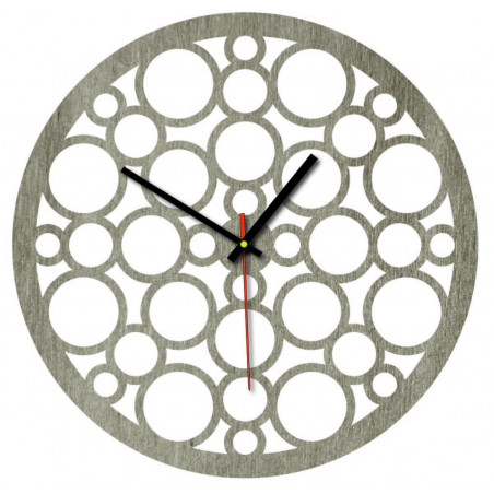 Wall clock made of wood plywood in the footsteps of time Wall clock made of wood plywood in the footsteps of time