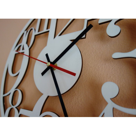 cutout wall clock made of wooden plywood it's time for a change cutout wall clock made of wooden plywood it's time for a change