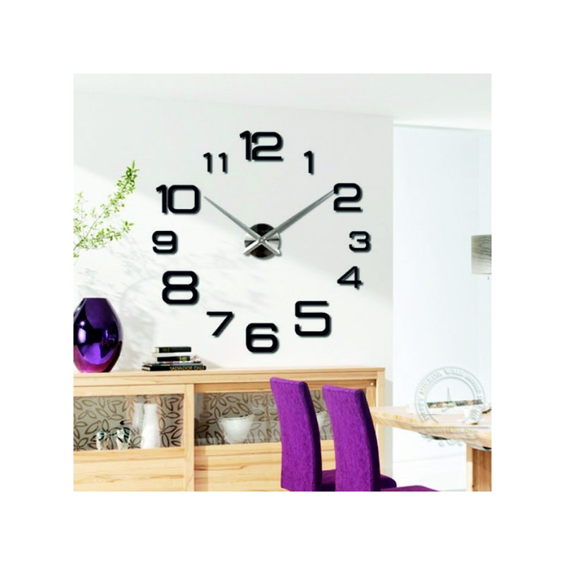 Wall clock large design clock DIY KULFOLD