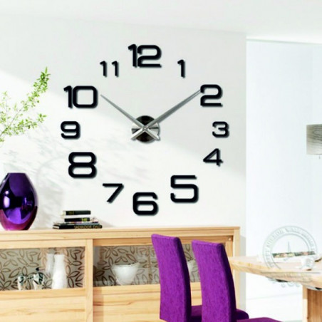 Wall clock large design clock DIY KULFOLD