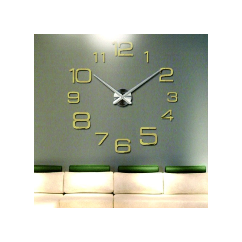 Wall clock large design clock DIY KULFOLD