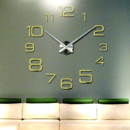 Wall clock large design clock DIY KULFOLD