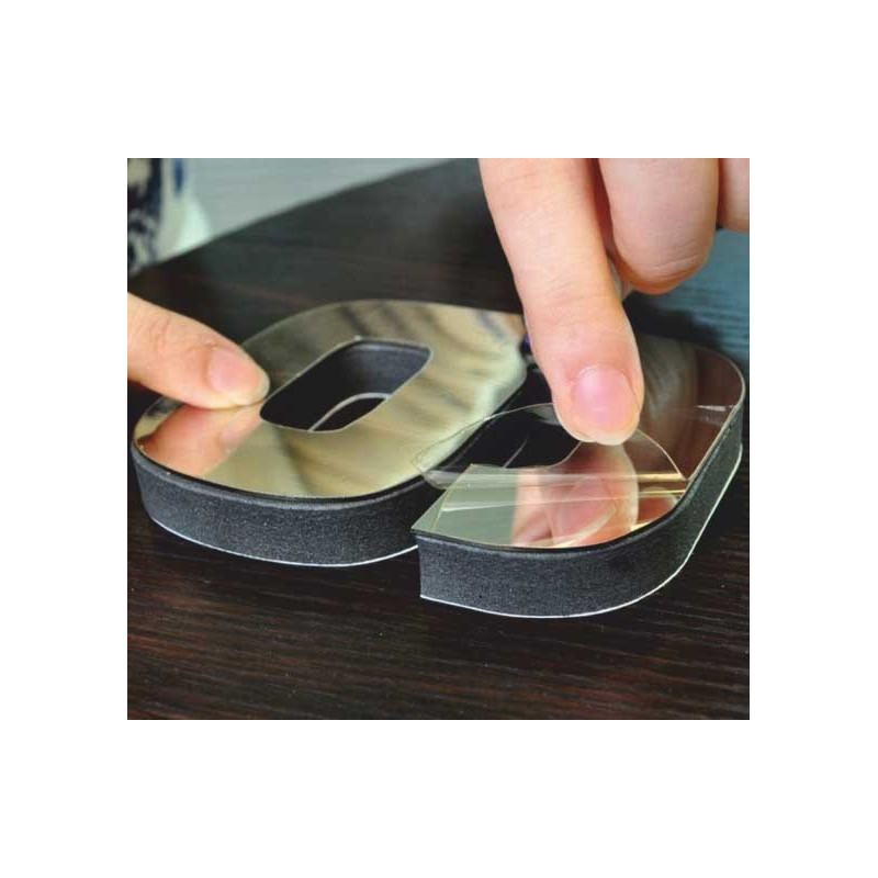 Wall clock mirror HOPARTI 3D DIY clock as a picture.